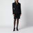 Tailored black wool Bermuda shorts