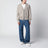 Cardigan greige mélange in misto cashmere