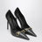 Donna black nappa leather pumps