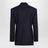 Navy blue double-breasted jacket in wool