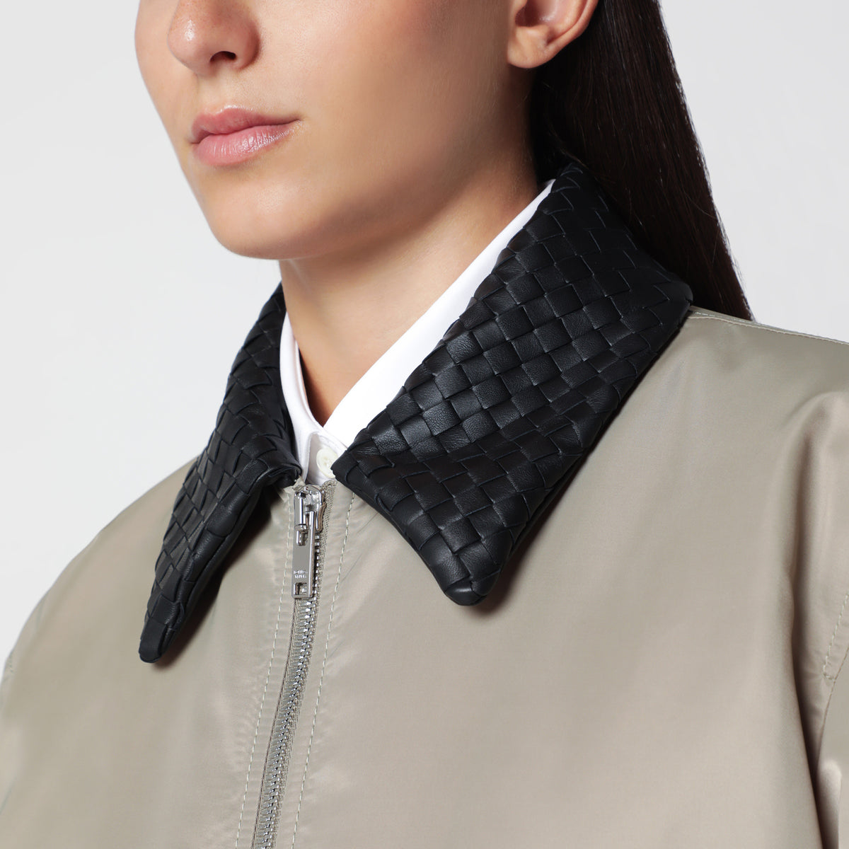 Tarragon Steppjacke aus Satin-Nylon