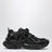Black Runner sneakers in mesh and nylon