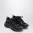 Black Runner sneakers in mesh and nylon