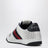 Sneaker Screener in pelle traforata bianca/blu