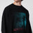 Schwarzes Sweatshirt mit Logo-Print