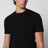 T-shirt Cassandre nera in cotone