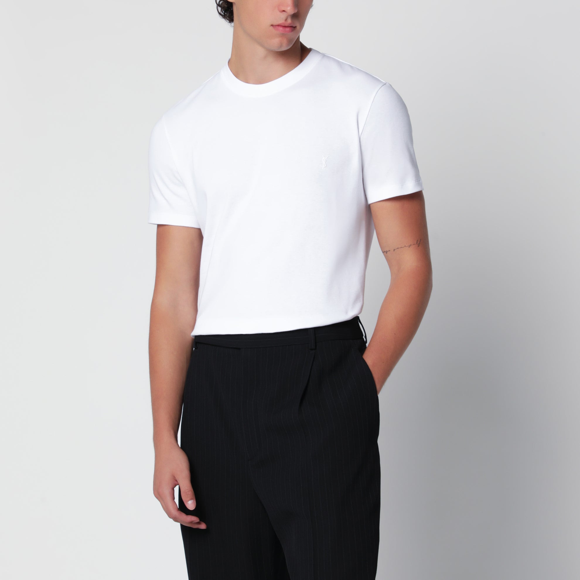 T-shirt Cassandre bianca in cotone