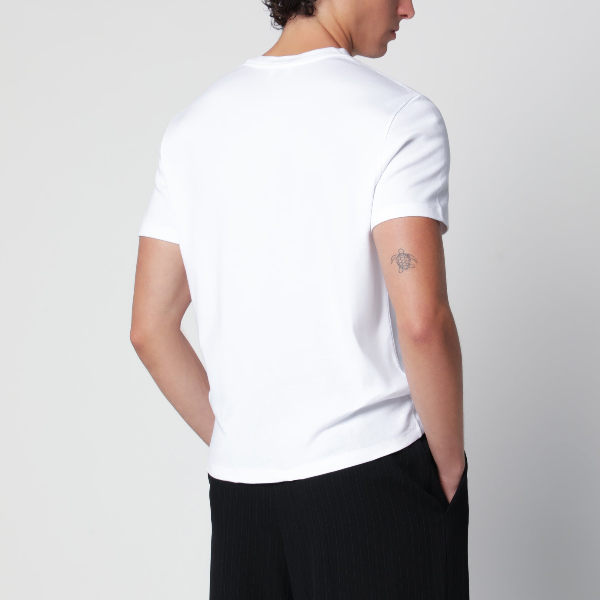 T-shirt Cassandre bianca in cotone