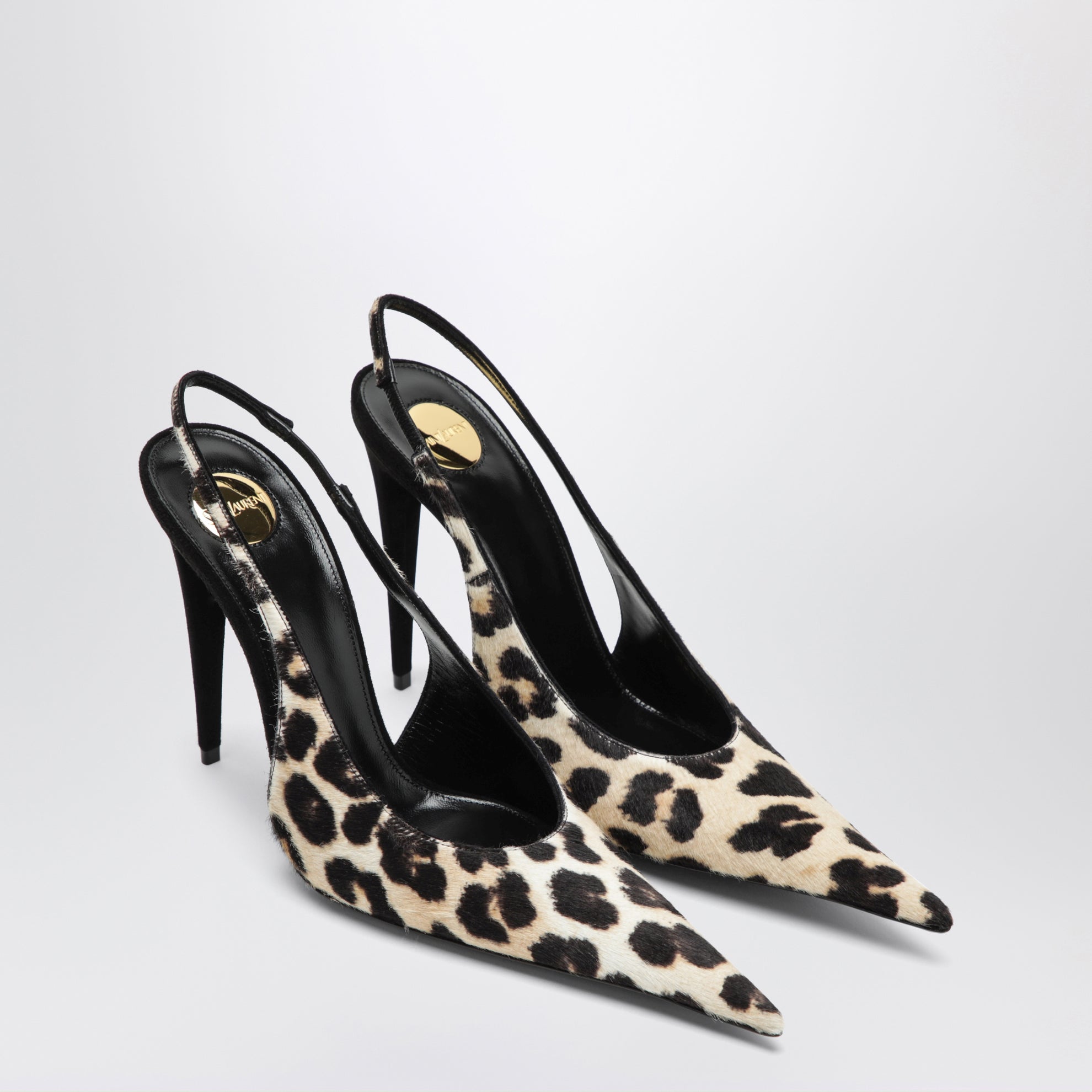 Guermantes Leopard-Print Slingback Pumps
