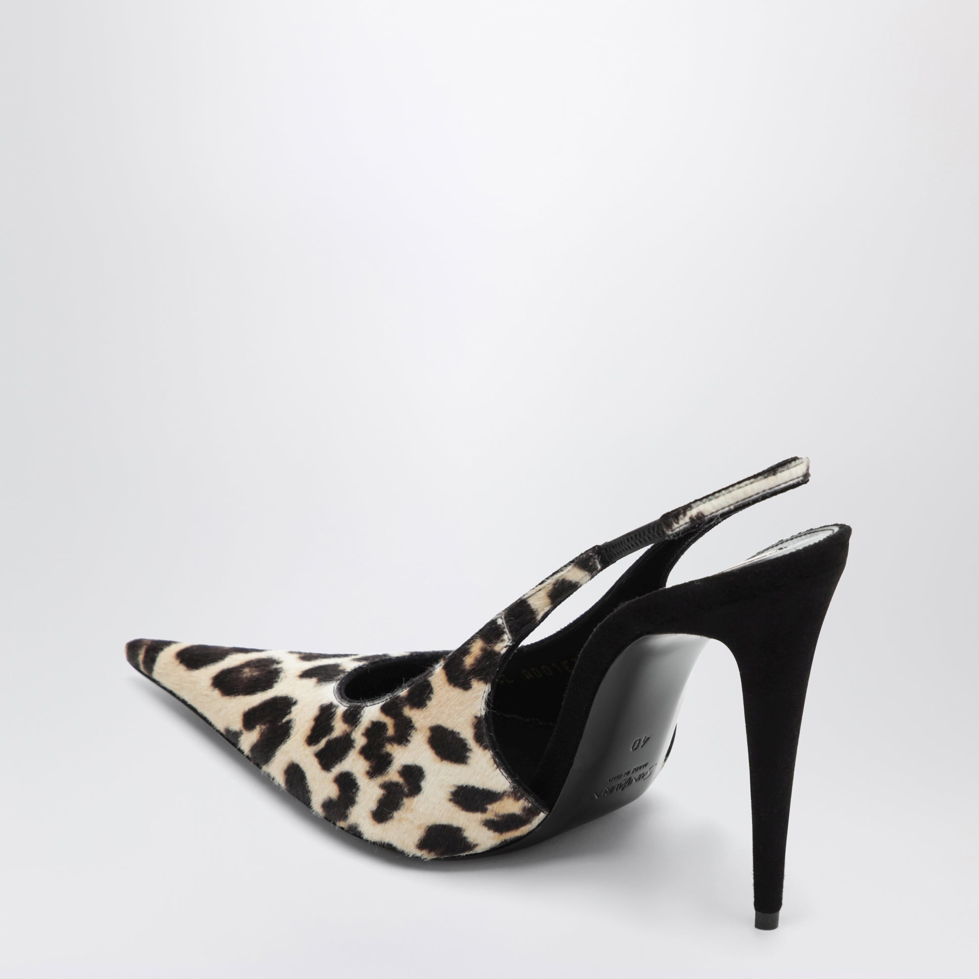 Guermantes Leopard-Print Slingback Pumps