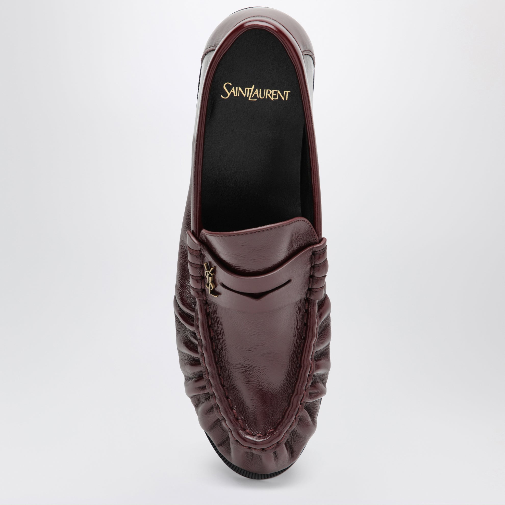 Mocassins Le Loafer bordeaux en cuir lisse