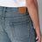 Jean fuselé bleu en coton