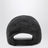 Herren-Basecap mit Logo aus Baumwolle, schwarz
