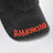 Herren-Basecap mit Logo aus Baumwolle, schwarz