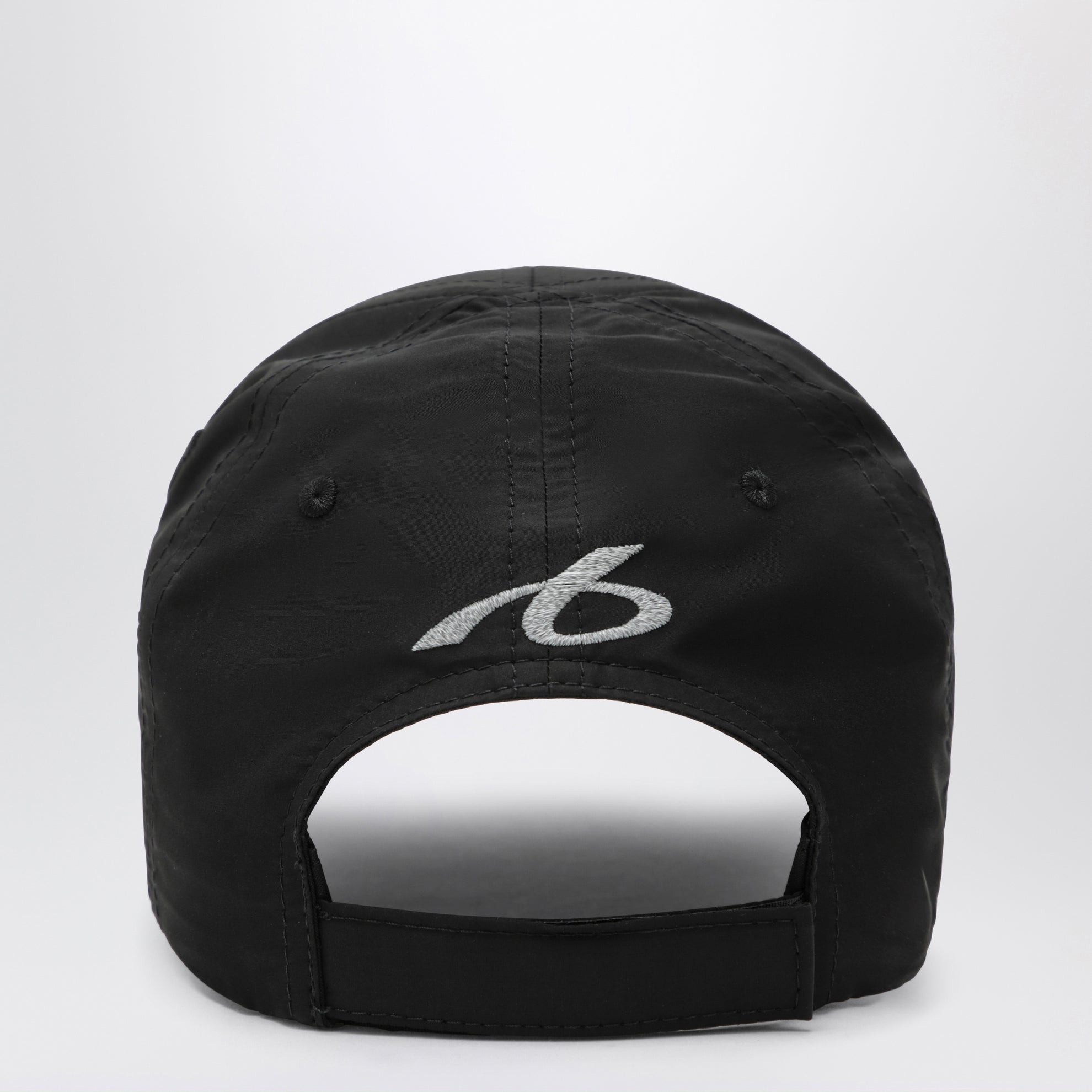Techwear-Baseballkappe mit Reflexeffekt in Schwarz