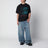 T-shirt Holiday con stampa grafica in cotone nera