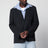 Dark blue Hybrid overshirt in wool twill