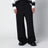 Pantaloni sartoriali ampi in twill neri