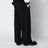Pantaloni sartoriali ampi in twill neri