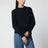 Pull Intrecciato en laine bleu nuit