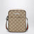 Small beige Tag shoulder bag in GG fabric