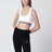Top reggiseno Techwear in tessuto tecnico bianco