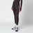 Leggings Techwear in tessuto tecnico kaki/rosa fluo