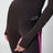 Leggings Techwear in tessuto tecnico kaki/rosa fluo