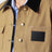 Beige kurze Arbeitsjacke