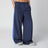 Pantaloni jogging Techwear in misto cotone blu navy