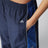 Pantaloni jogging Techwear in misto cotone blu navy