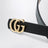 Wendegürtel GG Marmont aus Leder in Schwarz/Beige