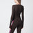 Techwear top in khaki/neon pink technical fabric