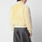 Butter-coloured zip-up jacket in shearling