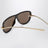 Lunettes de soleil aviateur Knot Marron/Or