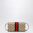 Kleine Pouch aus GG-Canvas mit Web-Streifen