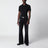 Polo in jersey tecnico GG jacquard nera