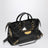 Le City Uptown Medium bag in black goatskin