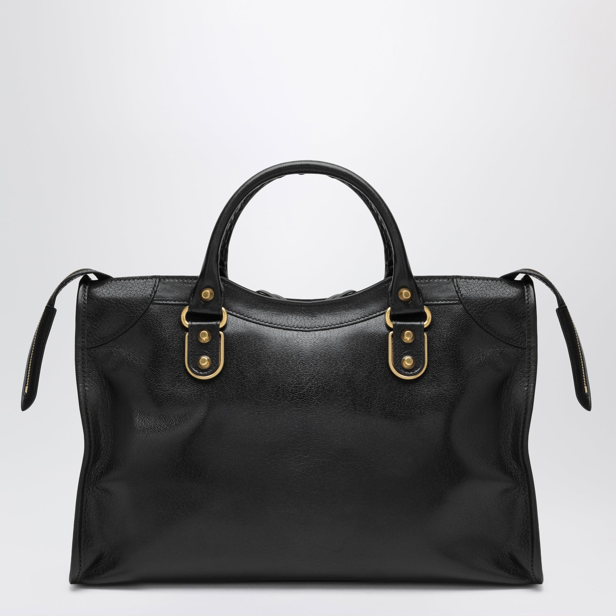 Le City Uptown Medium bag in black goatskin