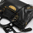 Le City Uptown Medium bag in black goatskin