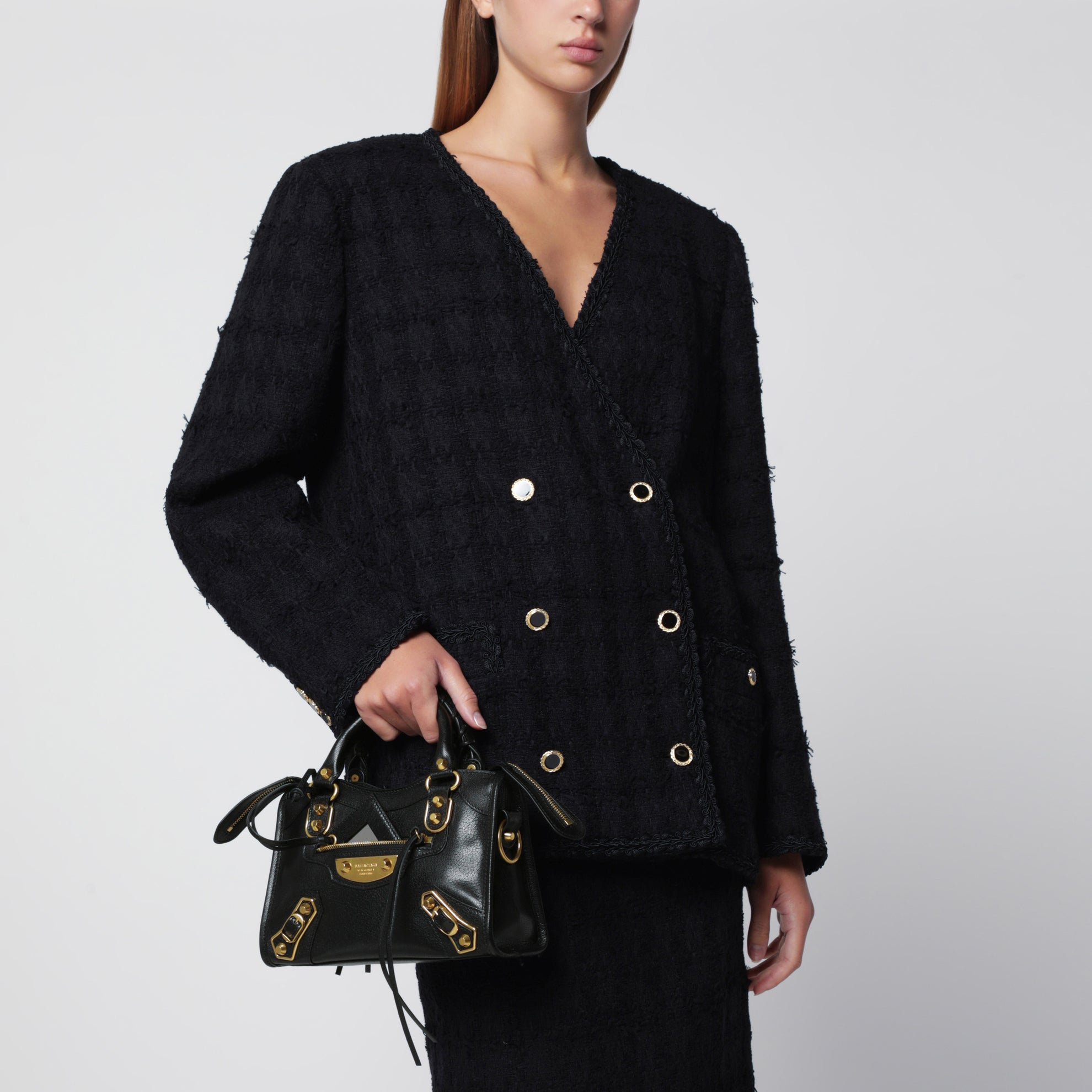 Le City Uptown Mini bag in soft black leather