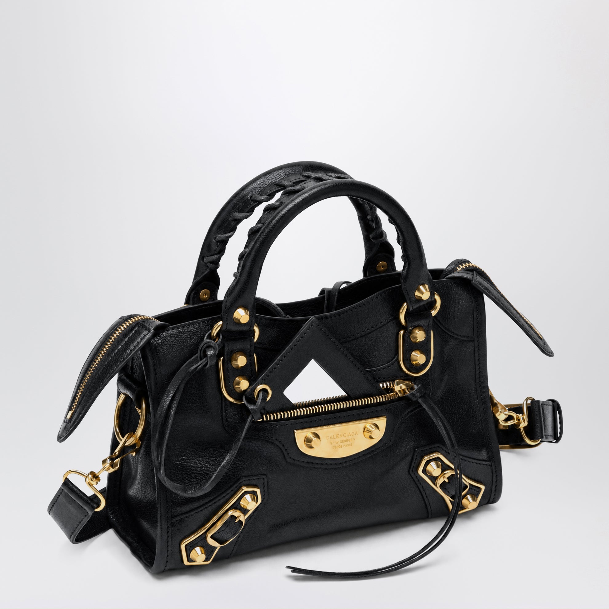 Le City Uptown Mini bag in soft black leather