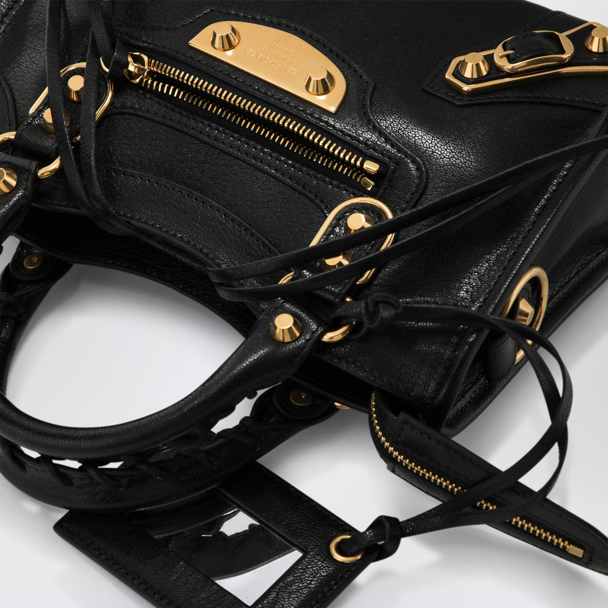 Le City Uptown Mini bag in soft black leather
