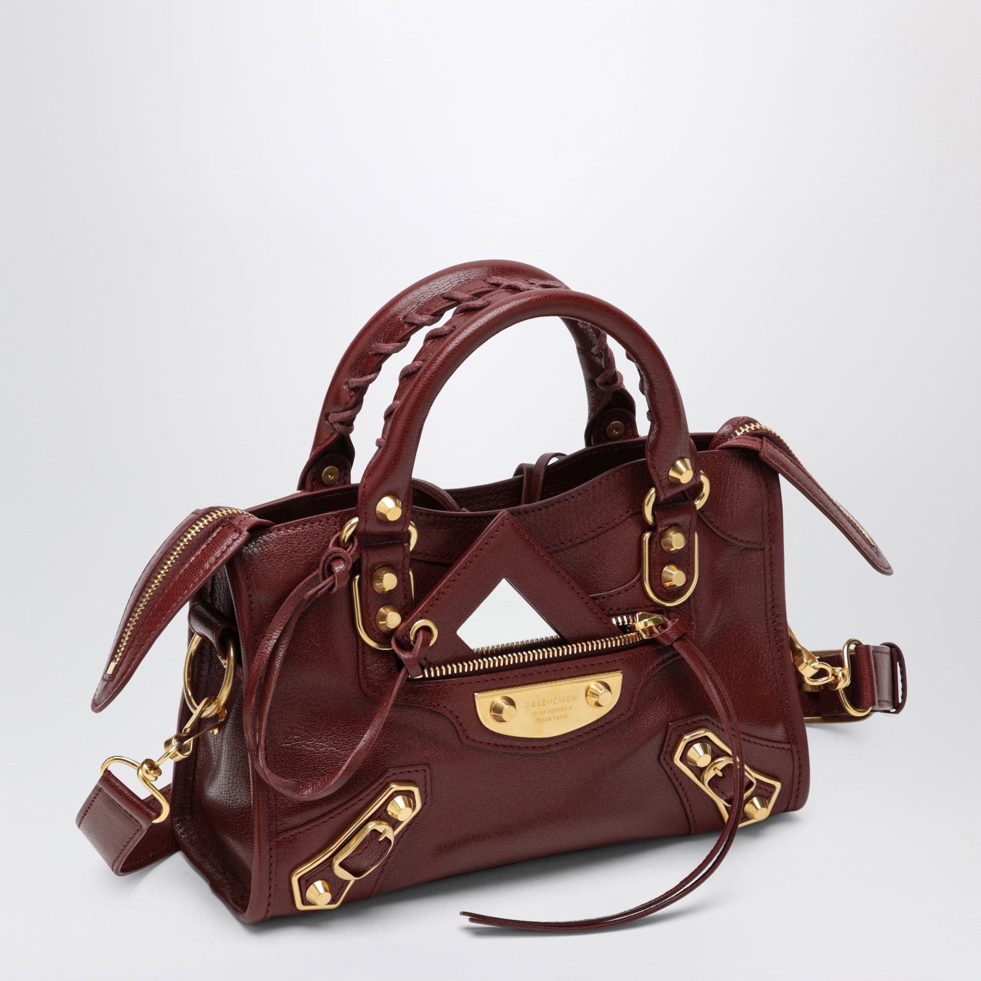 Borsa Le City Uptown Mini bordeaux