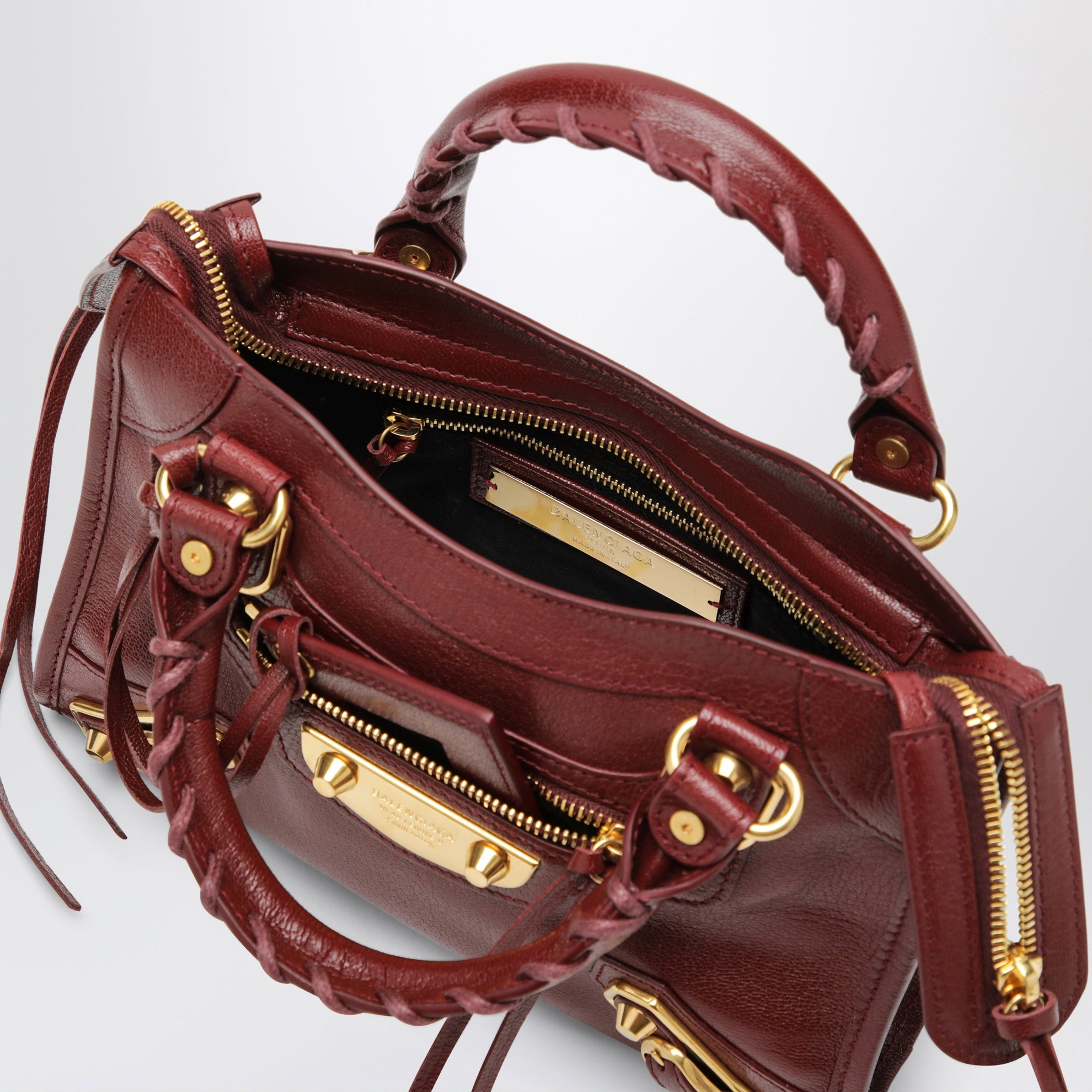 Borsa Le City Uptown Mini bordeaux