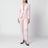 Legging en faille de soie stretch rose