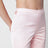 Legging en faille de soie stretch rose