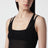 Bralette-Set aus schwarzem leichtem Crêpe-Jersey