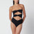 Costume intero nero con cut-out