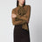 Blusa lavallière verde bronzo in seta